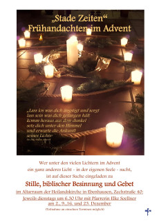 Plakat Frühandachten